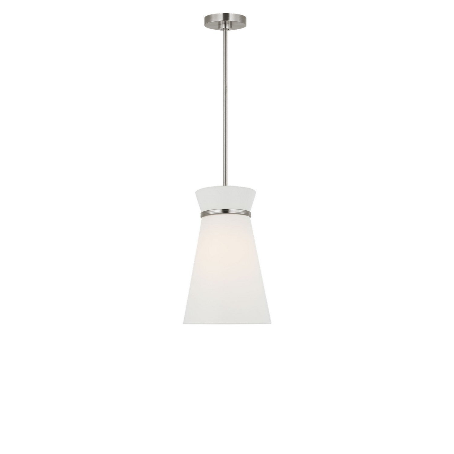 Generation Lighting - GLP1751BNE - One Light Pendant - Fynn - Brushed Nickel