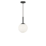 Generation Lighting - GLP1821MBK - One Light Pendant - Nube - Midnight Black