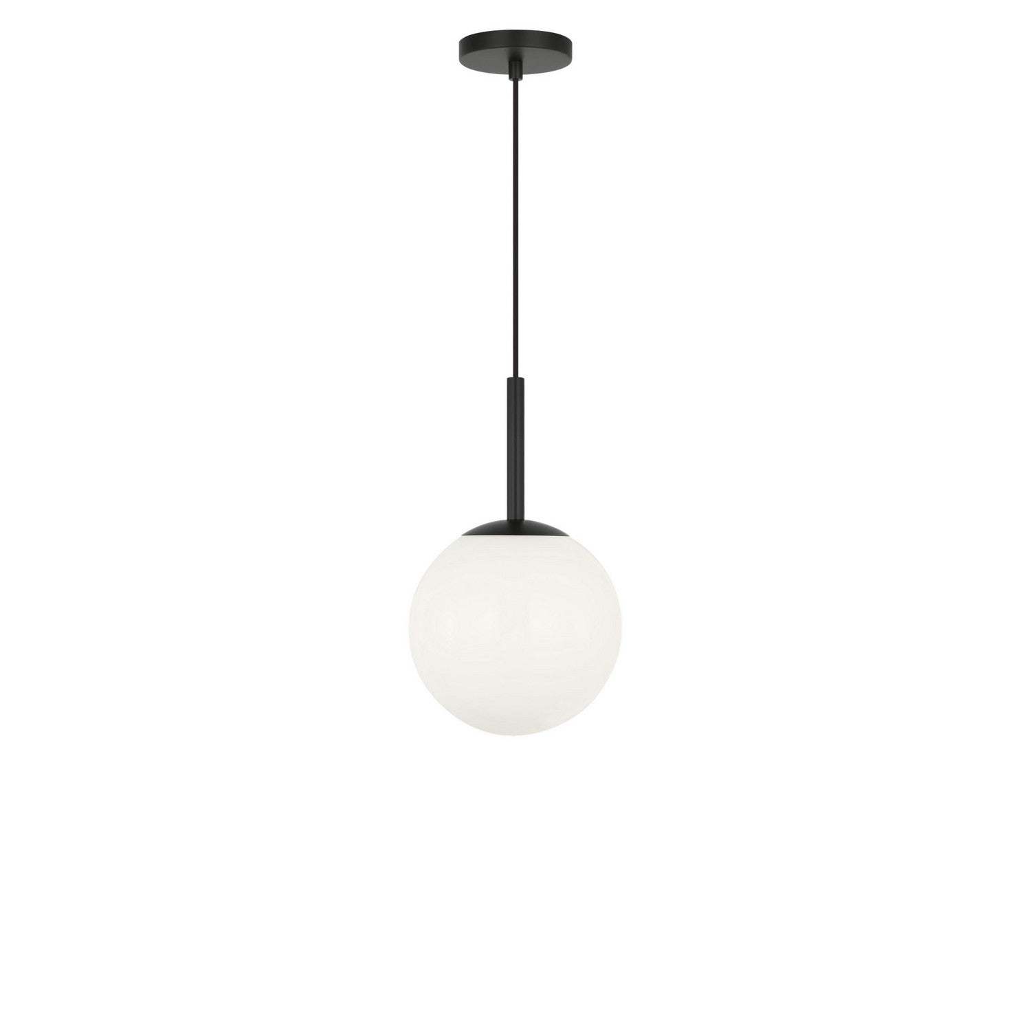 Generation Lighting - GLP1821MBKE - One Light Pendant - Nube - Midnight Black