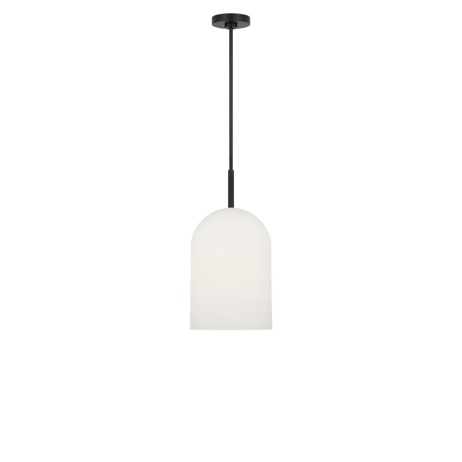 Generation Lighting - GLP1941MBKE - One Light Pendant - Neblina - Midnight Black