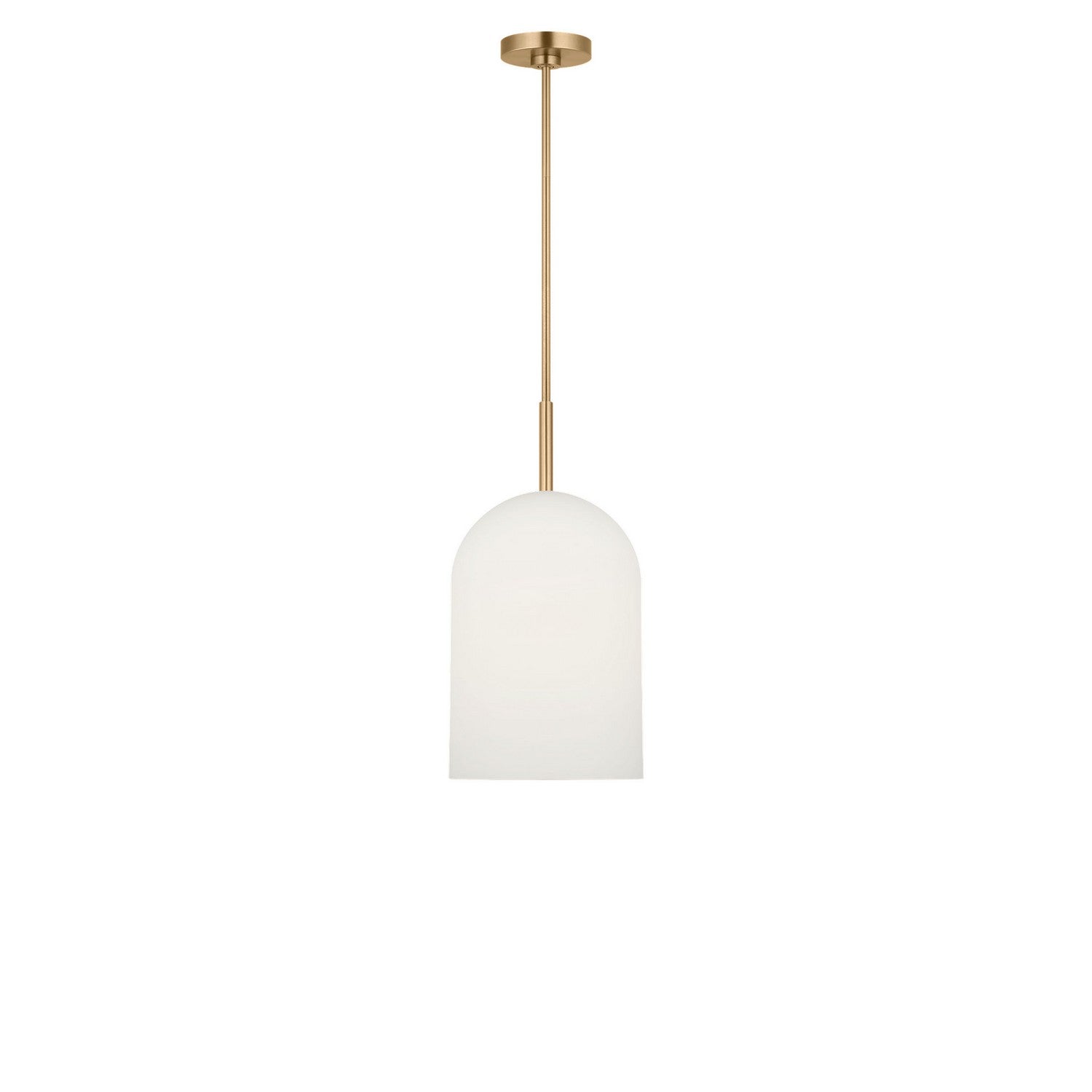 Generation Lighting - GLP1941SBE - One Light Pendant - Neblina - Satin Brass