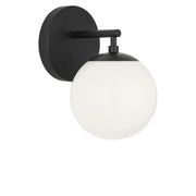 Generation Lighting - GLV1831MBK - One Light Vanity - Nube - Midnight Black