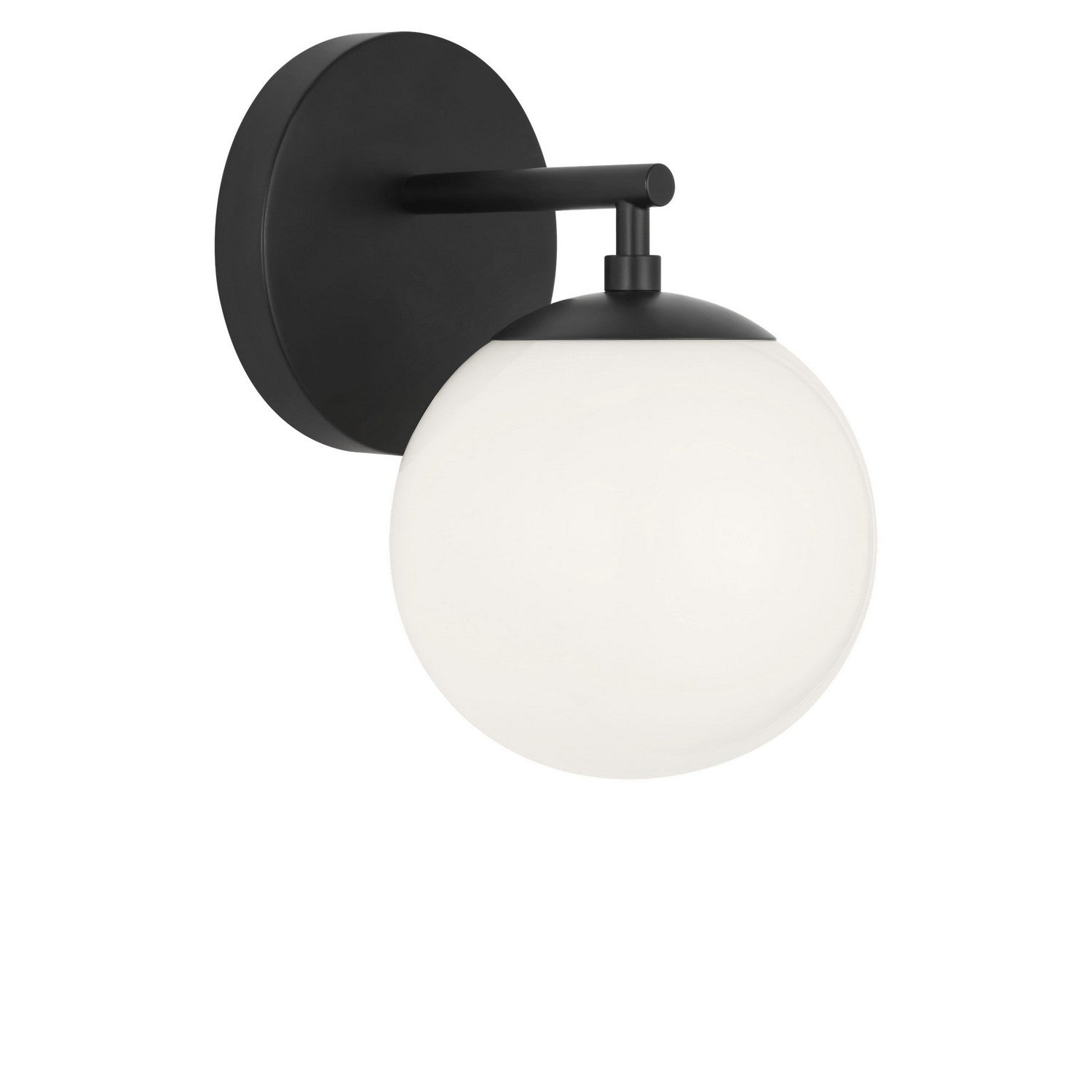 Generation Lighting - GLV1831MBKE - One Light Vanity - Nube - Midnight Black