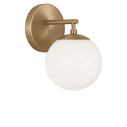 Generation Lighting - GLV1831SBE - One Light Vanity - Nube - Satin Brass