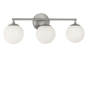 Generation Lighting - GLV1853BNE - Three Light Vanity - Nube - Brushed Nickel