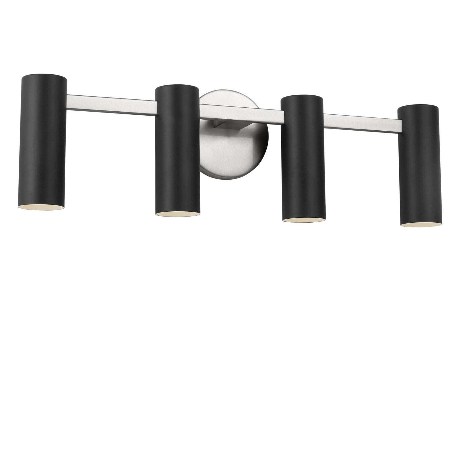 Generation Lighting - GLV2084BNE - Four Light Vanity - Zentro - Brushed Nickel