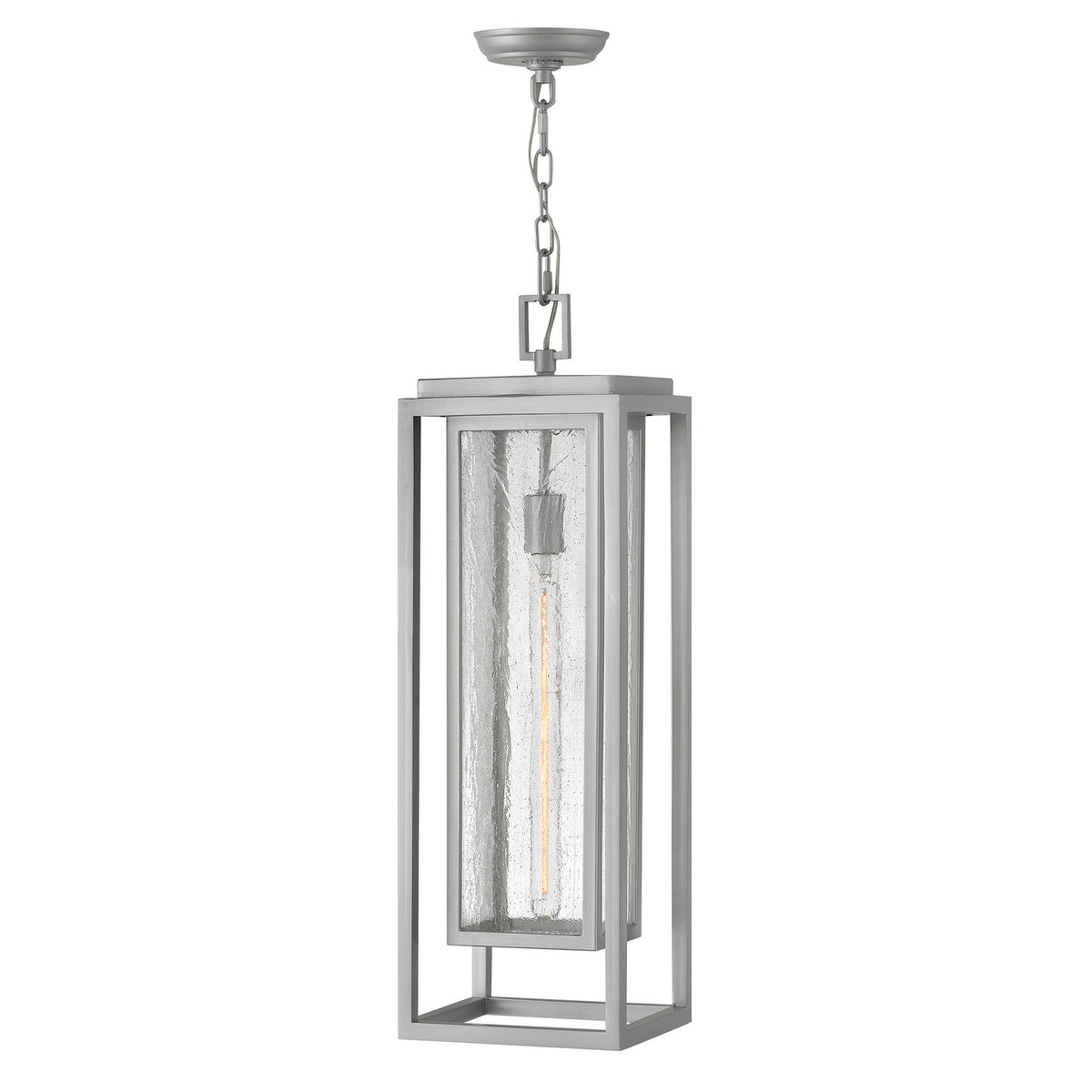 Hinkley - 1006SI - LED Hanging Lantern - Republic - Satin Nickel
