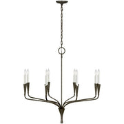 Visual Comfort Signature - CHC 5502AI - LED Chandelier - Aiden - Aged Iron