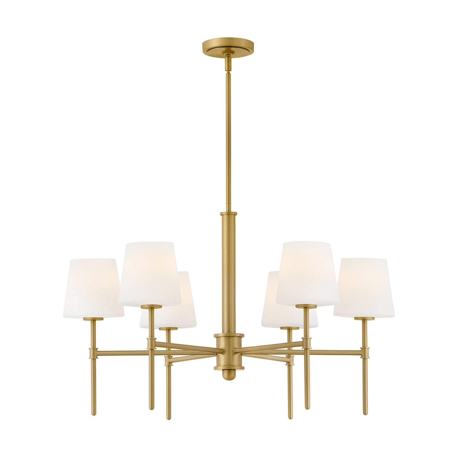 Hinkley - 46954LCB - LED Chandelier - Saunders - Lacquered Brass