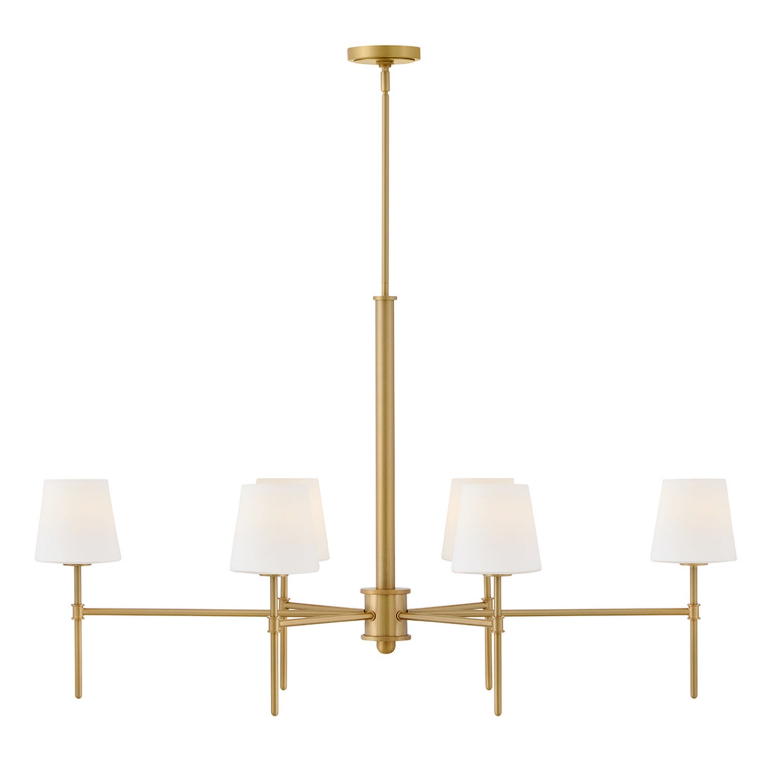 Hinkley - 46955LCB - LED Linear Pendant - Saunders - Lacquered Brass