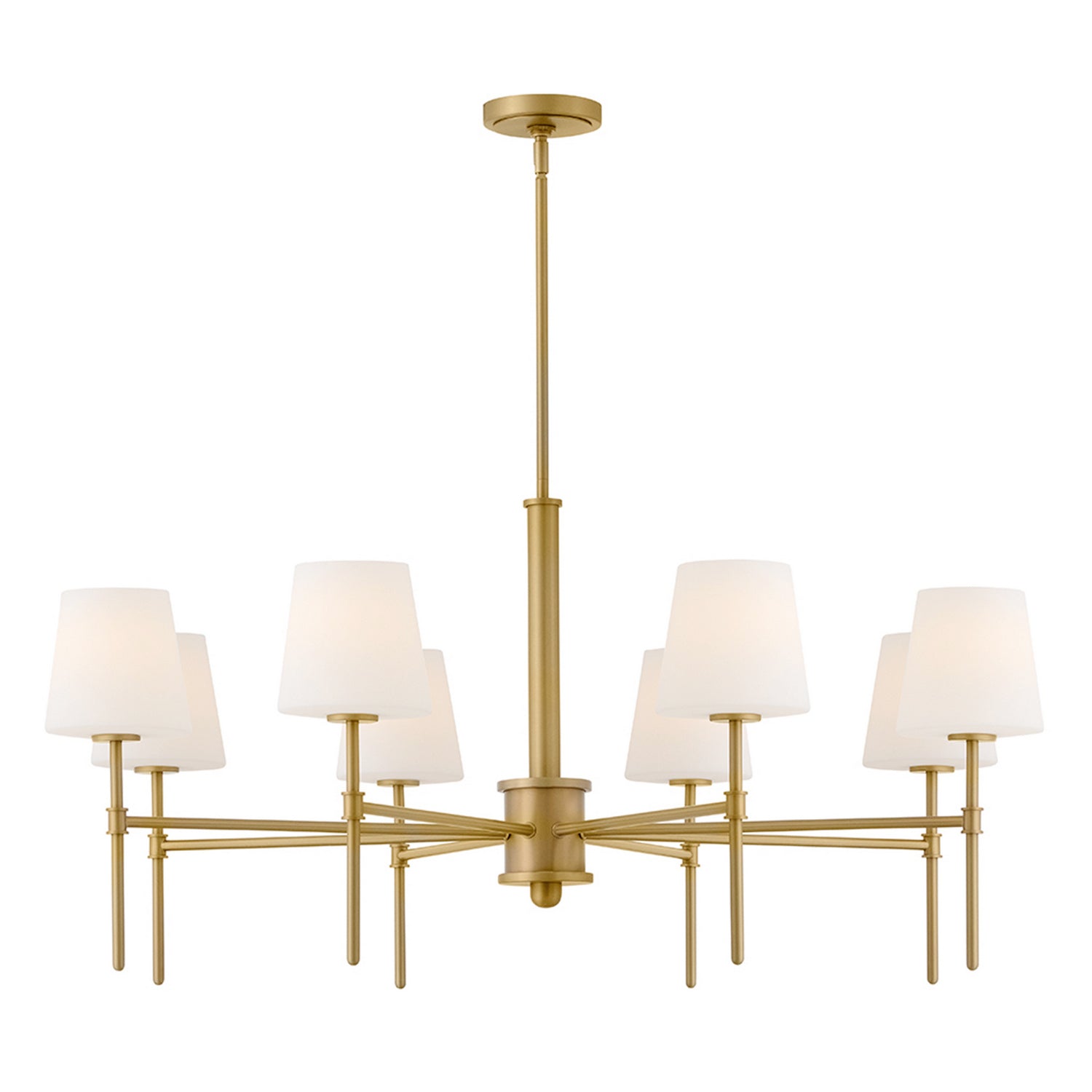 Hinkley - 46956LCB - LED Chandelier - Saunders - Lacquered Brass