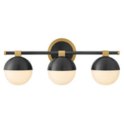Hinkley - 54563LCB-BK - LED Vanity - Bowie - Lacquered Brass