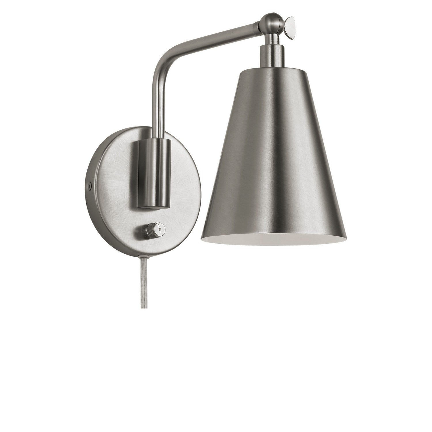 Generation Lighting - GLW2001BNE - One Light Wall Sconce - Drae - Brushed Nickel