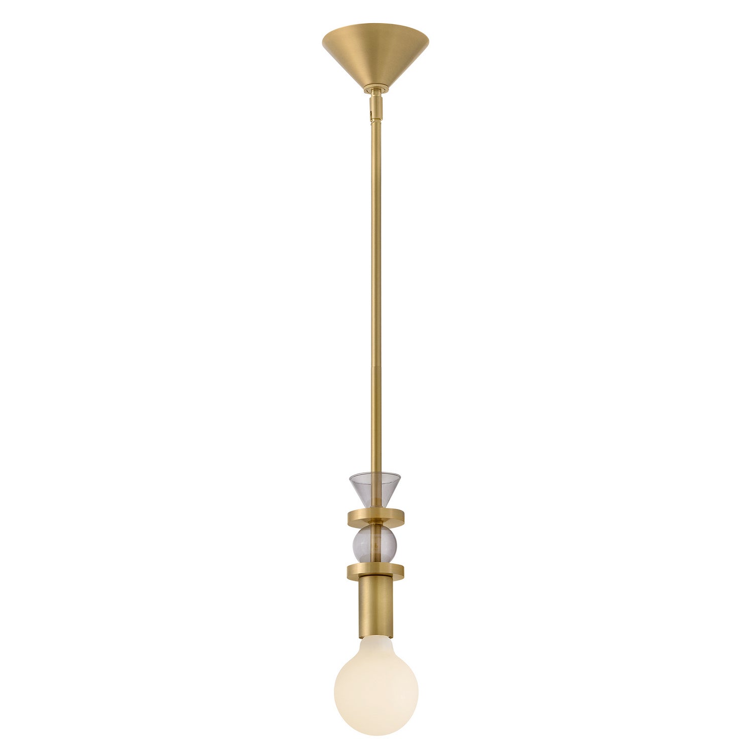 Lark - 83067LCB - LED Pendant - Prim - Lacquered Brass
