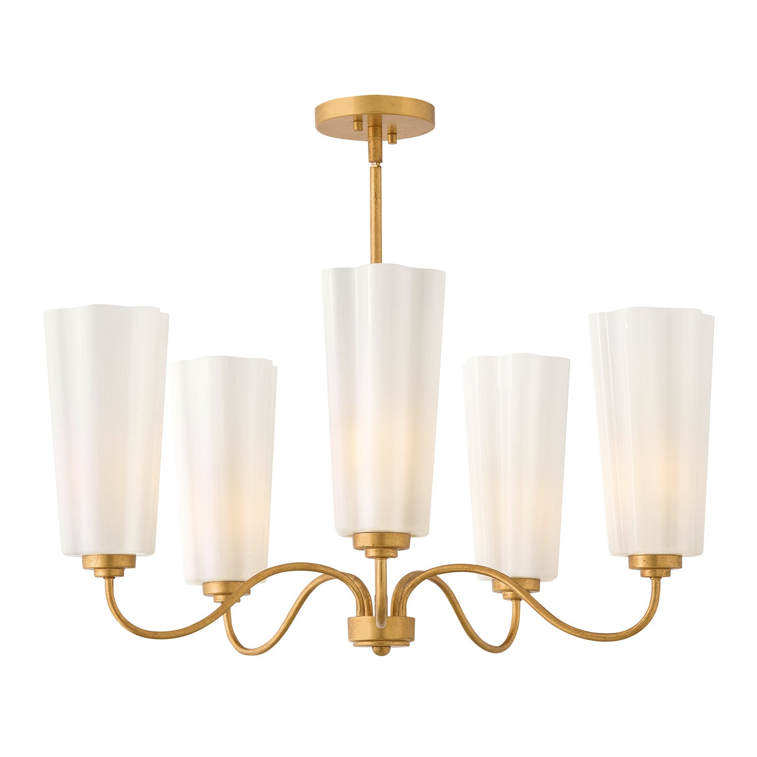 Lark - 83715DA - LED Chandelier - Honey - Distressed Brass