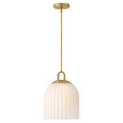 Lark - 83897LCB - LED Pendant - Paige - Lacquered Brass