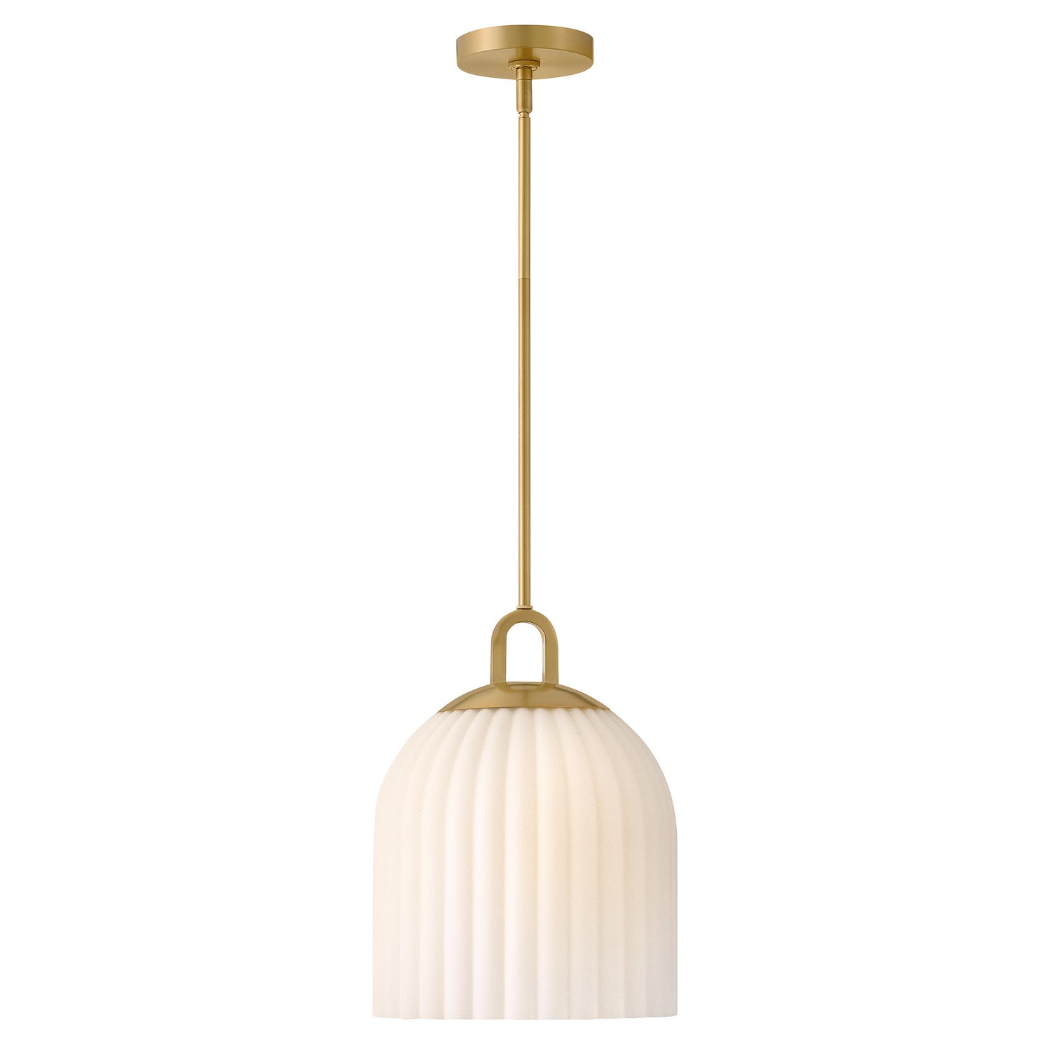 Lark - 83897LCB - LED Pendant - Paige - Lacquered Brass