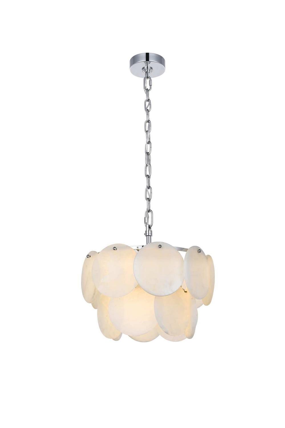 Elegant Lighting - 1010D16C-11ST - Six Light Chandelier - Charlotte - Chrome