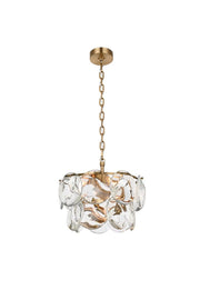 Elegant Lighting - 1010D16SG-01CR - Six Light Chandelier - Charlotte - Satin Gold
