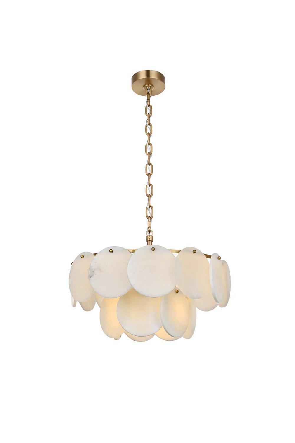 Elegant Lighting - 1010D20SG-11ST - Nine Light Chandelier - Charlotte - Satin Gold