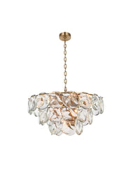 Elegant Lighting - 1010D28SG-01CR - 14 Light Chandelier - Charlotte - Satin Gold