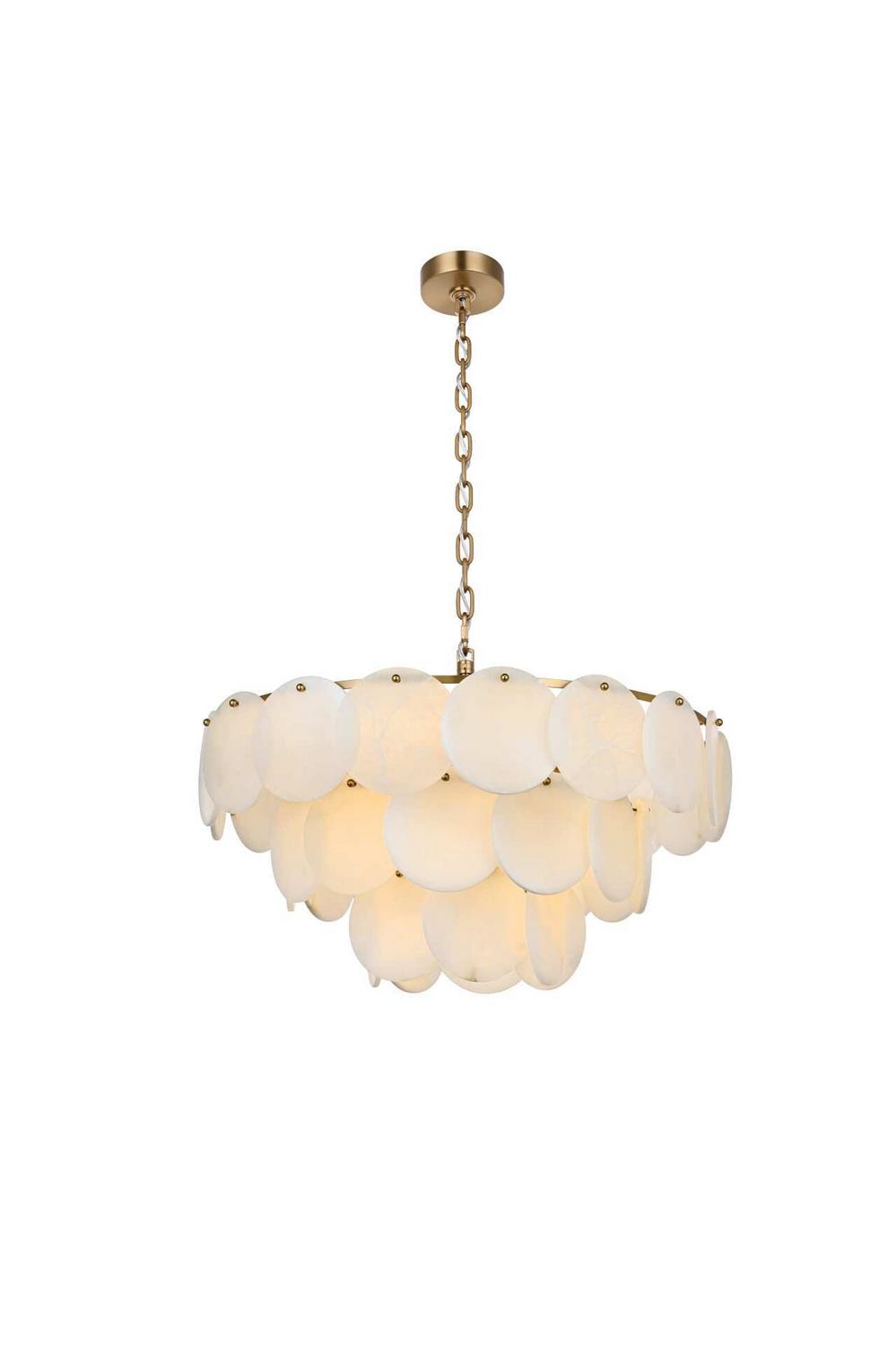 Elegant Lighting - 1010D28SG-11ST - 14 Light Chandelier - Charlotte - Satin Gold