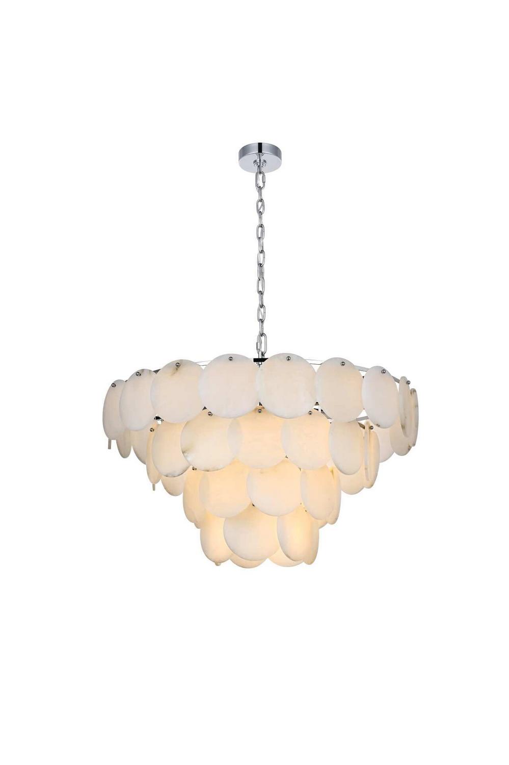 Elegant Lighting - 1010D32C-11ST - 21 Light Chandelier - Charlotte - Chrome