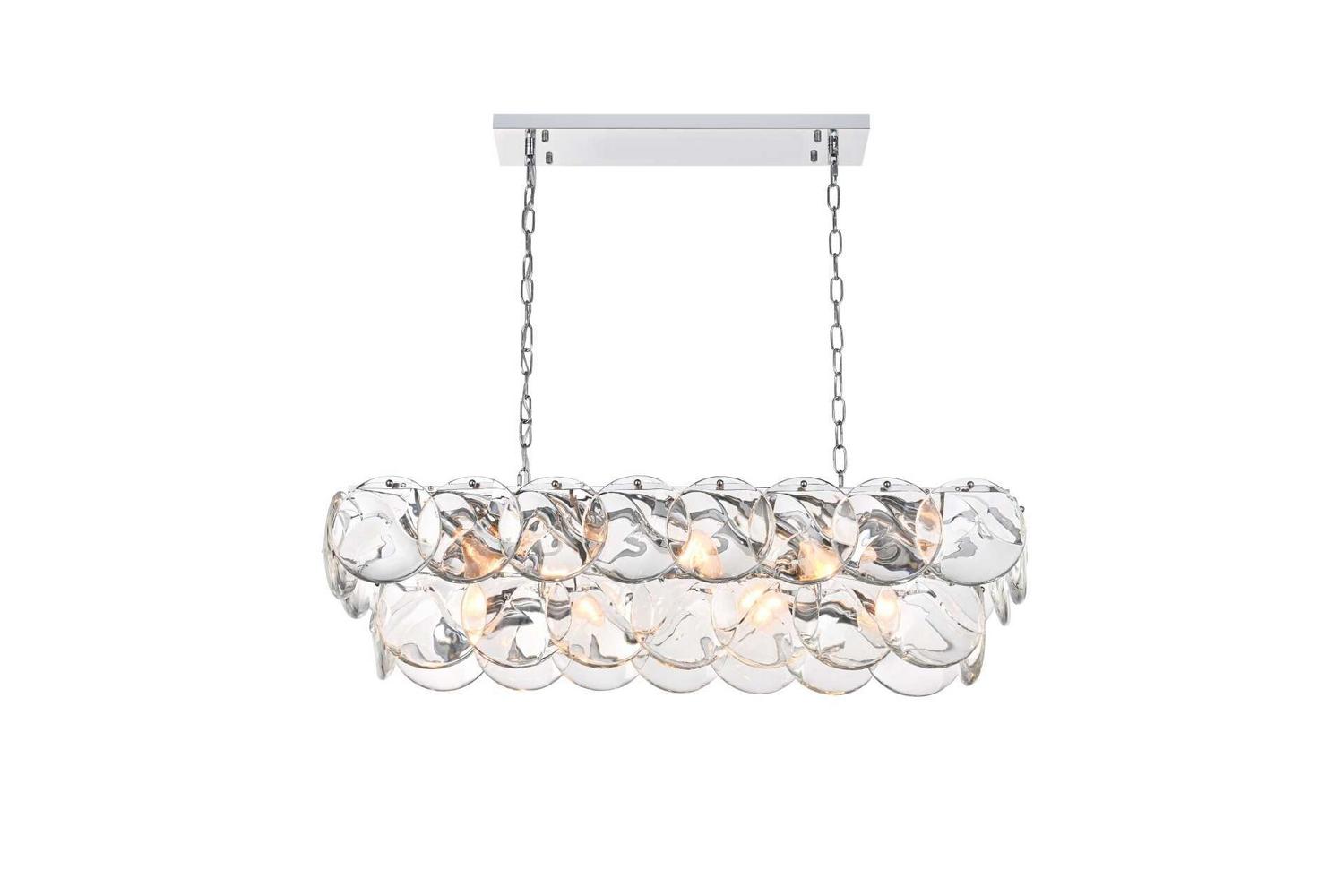 Elegant Lighting - 1010D36C-01CR - 14 Light Chandelier - Charlotte - Chrome