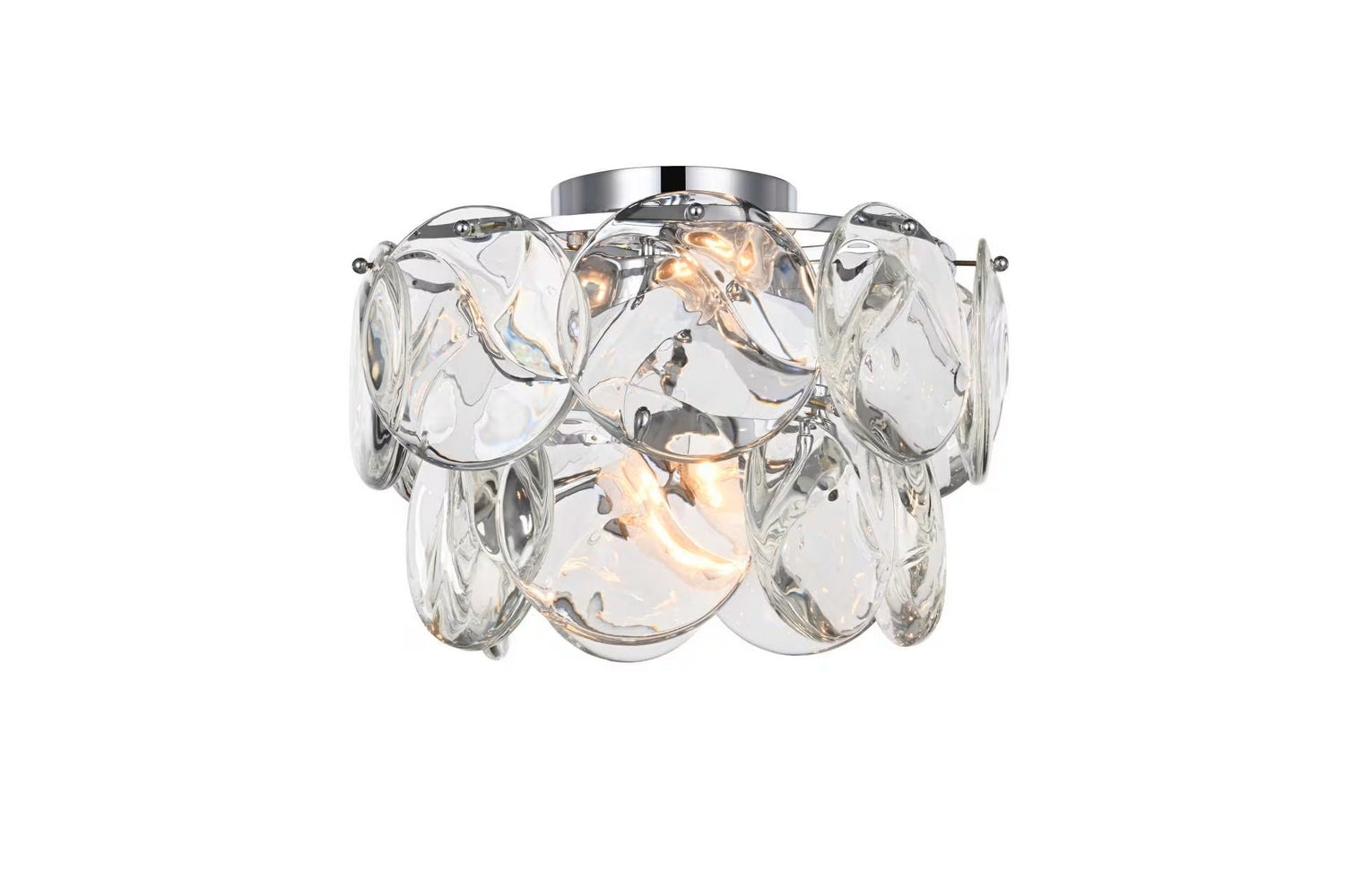 Elegant Lighting - 1010F16C-01CR - Six Light Flush Mount - Charlotte - Chrome