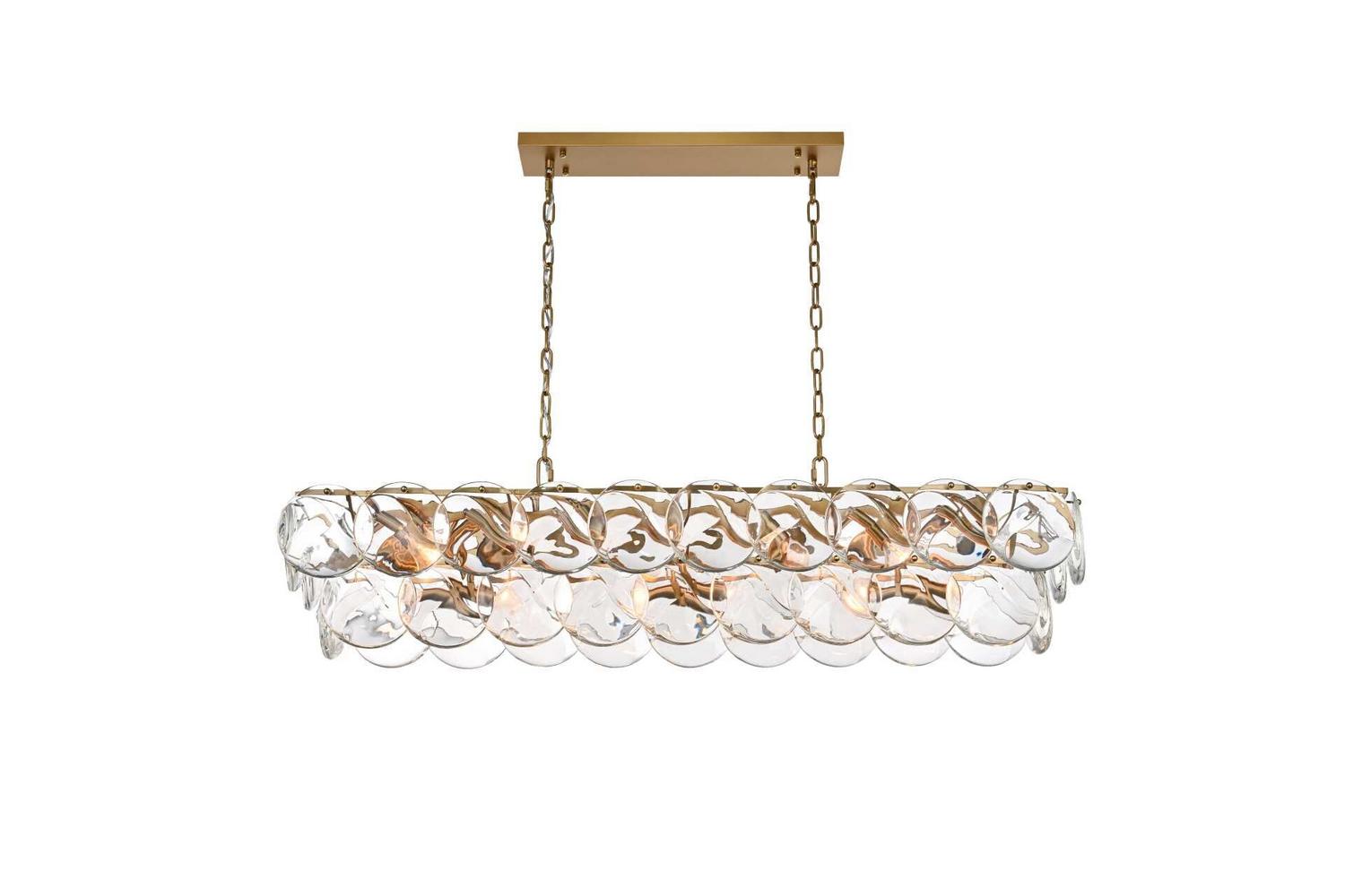 Elegant Lighting - 1010D48SG-01CR - 20 Light Chandelier - Charlotte - Satin Gold