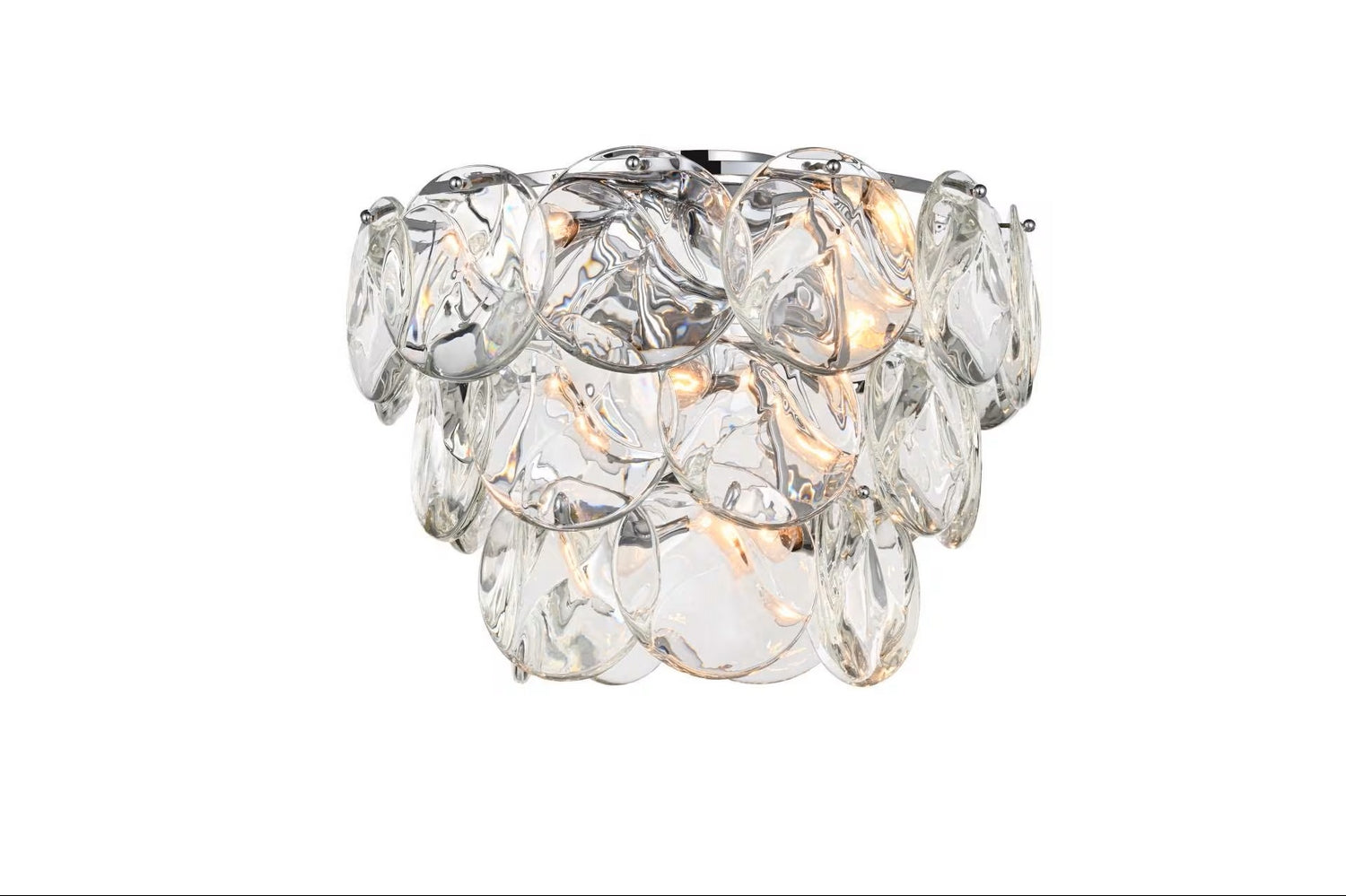 Elegant Lighting - 1010F20C-01CR - 12 Light Flush Mount - Charlotte - Chrome