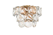 Elegant Lighting - 1010F20SG-01CR - 12 Light Flush Mount - Charlotte - Satin Gold