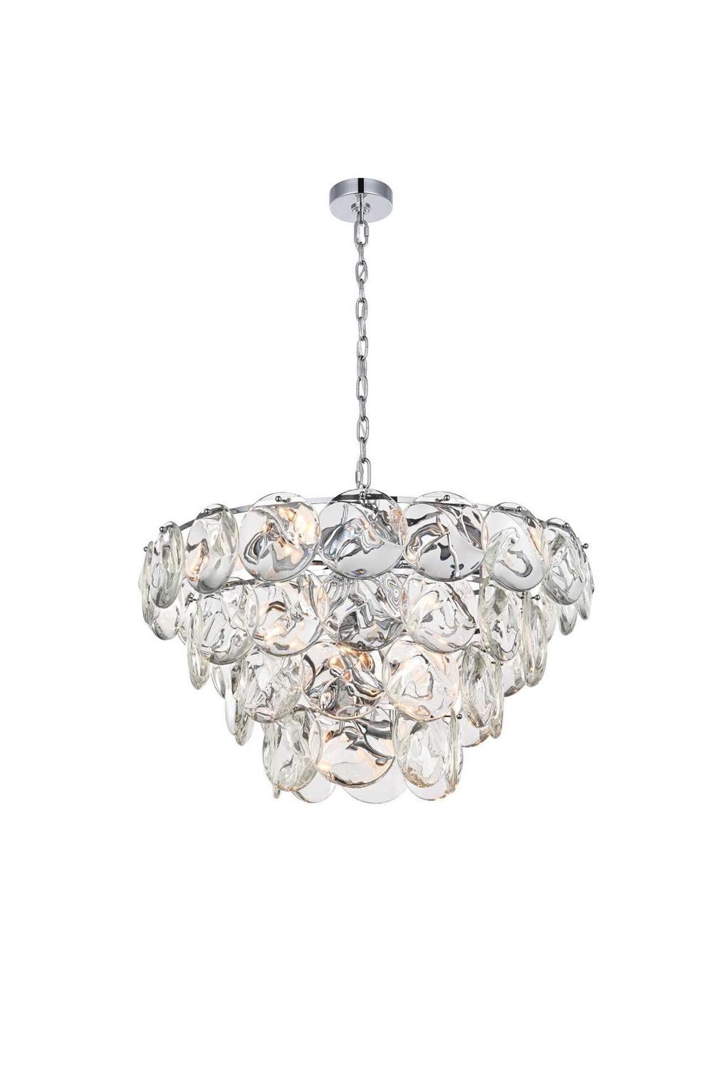 Elegant Lighting - 1010G30C-01CR - 21 Light Chandelier - Charlotte - Chrome
