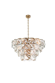Elegant Lighting - 1010G30SG-01CR - 21 Light Chandelier - Charlotte - Satin Gold