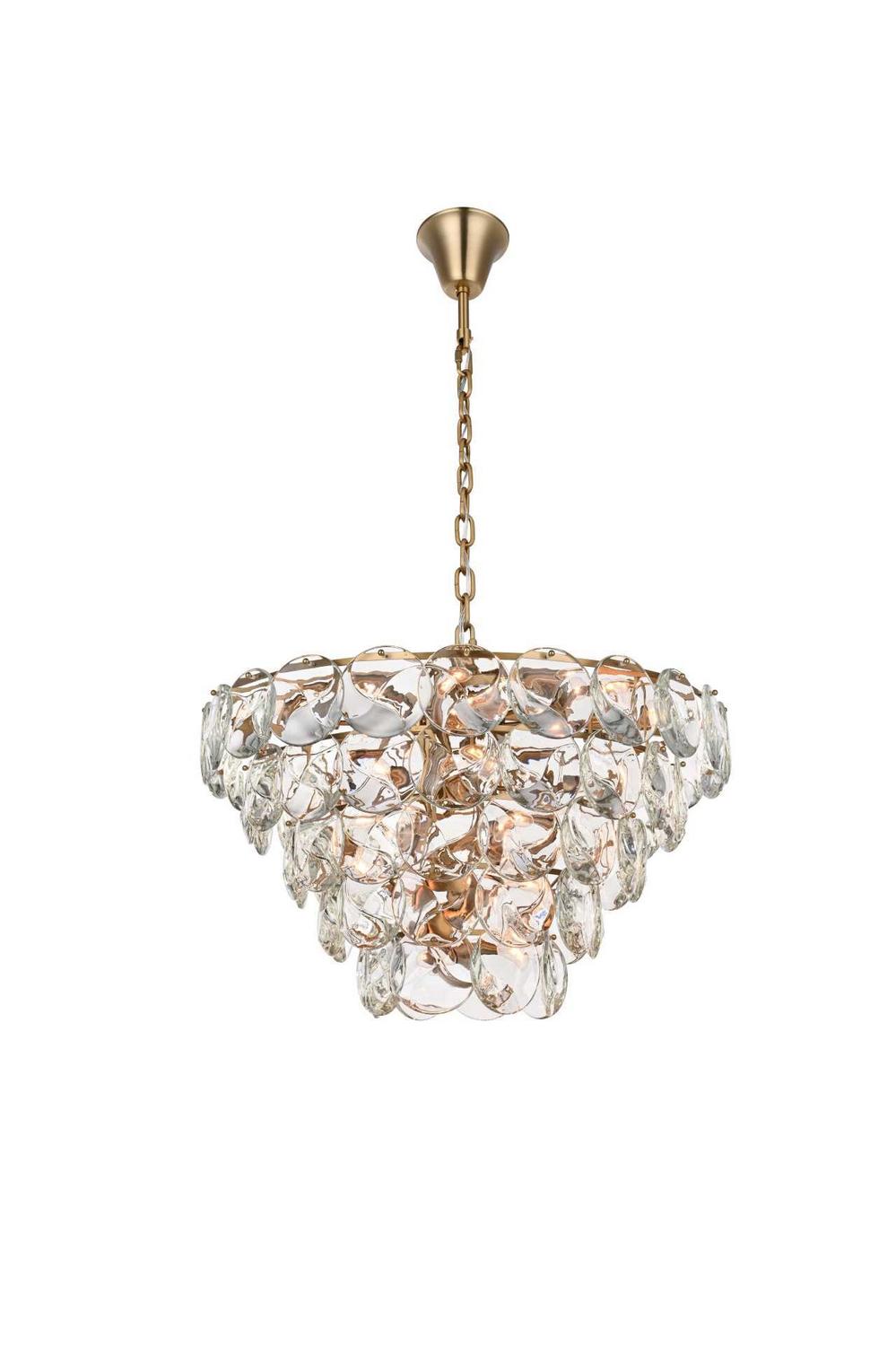 Elegant Lighting - 1010G36SG-01CR - 29 Light Chandelier - Charlotte - Satin Gold
