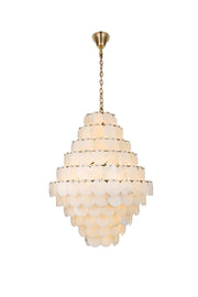 Elegant Lighting - 1010G42SG-11ST - 66 Light Chandelier - Charlotte - Satin Gold