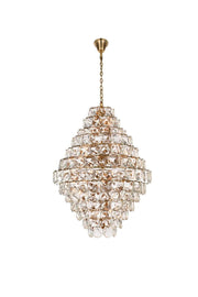 Elegant Lighting - 1010G48SG-01CR - 90 Light Chandelier - Charlotte - Satin Gold