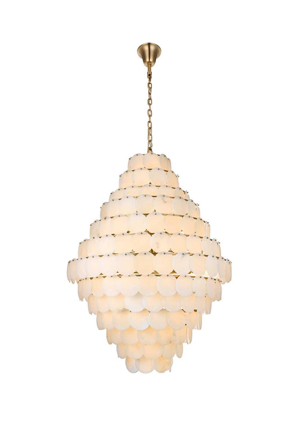Elegant Lighting - 1010G48SG-11ST - 90 Light Chandelier - Charlotte - Satin Gold