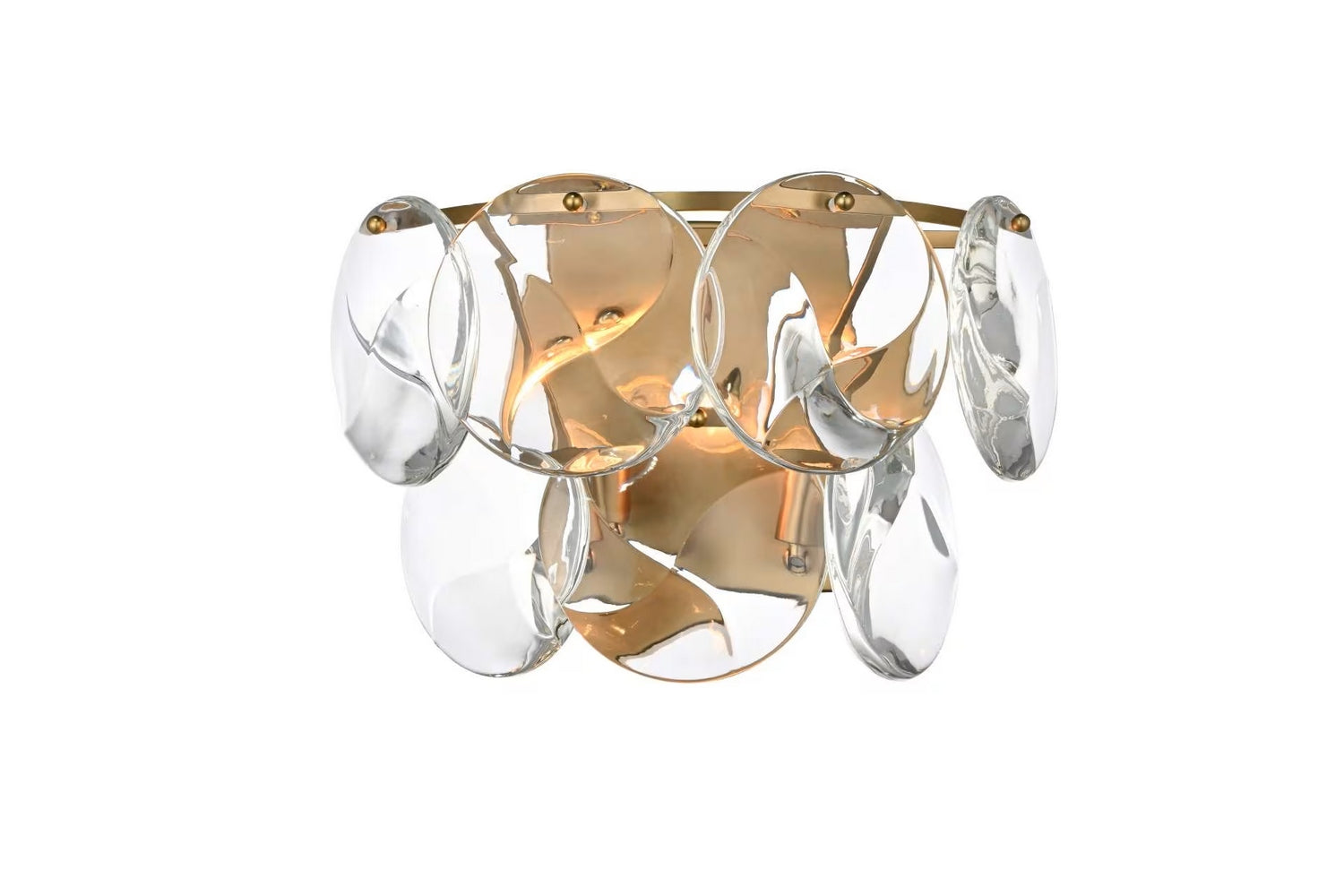 Elegant Lighting - 1010W16SG-01CR - Three Light Wall Sconce - Charlotte - Satin Gold