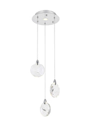 Elegant Lighting - 1012D12C-01CR - LED Pendant - Avery - Chrome