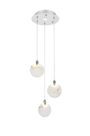 Elegant Lighting - 1012D12C-11ST - LED Pendant - Avery - Chrome