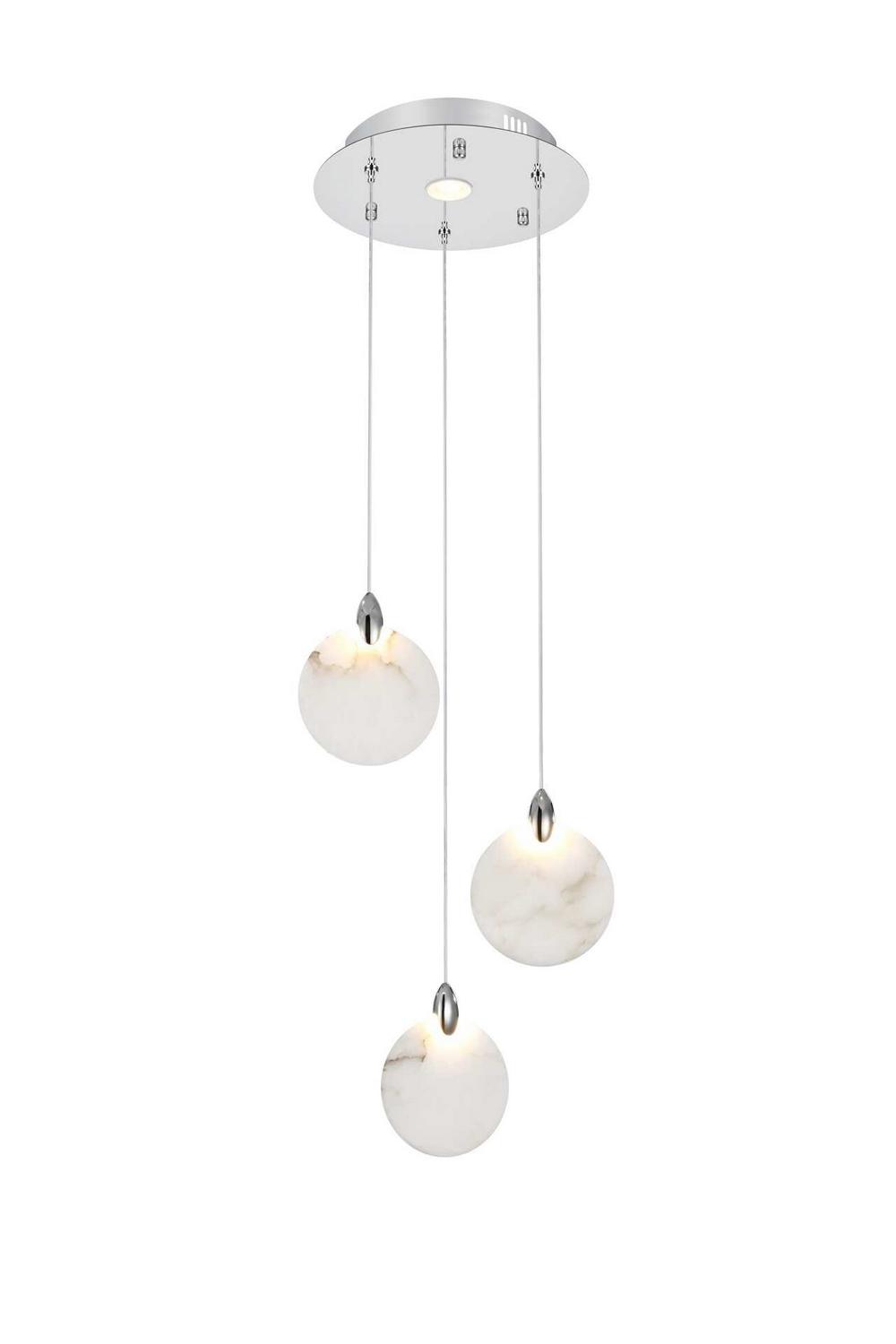 Elegant Lighting - 1012D12C-11ST - LED Pendant - Avery - Chrome