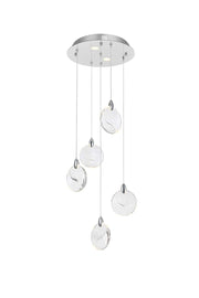 Elegant Lighting - 1012D16C-01CR - LED Pendant - Avery - Chrome