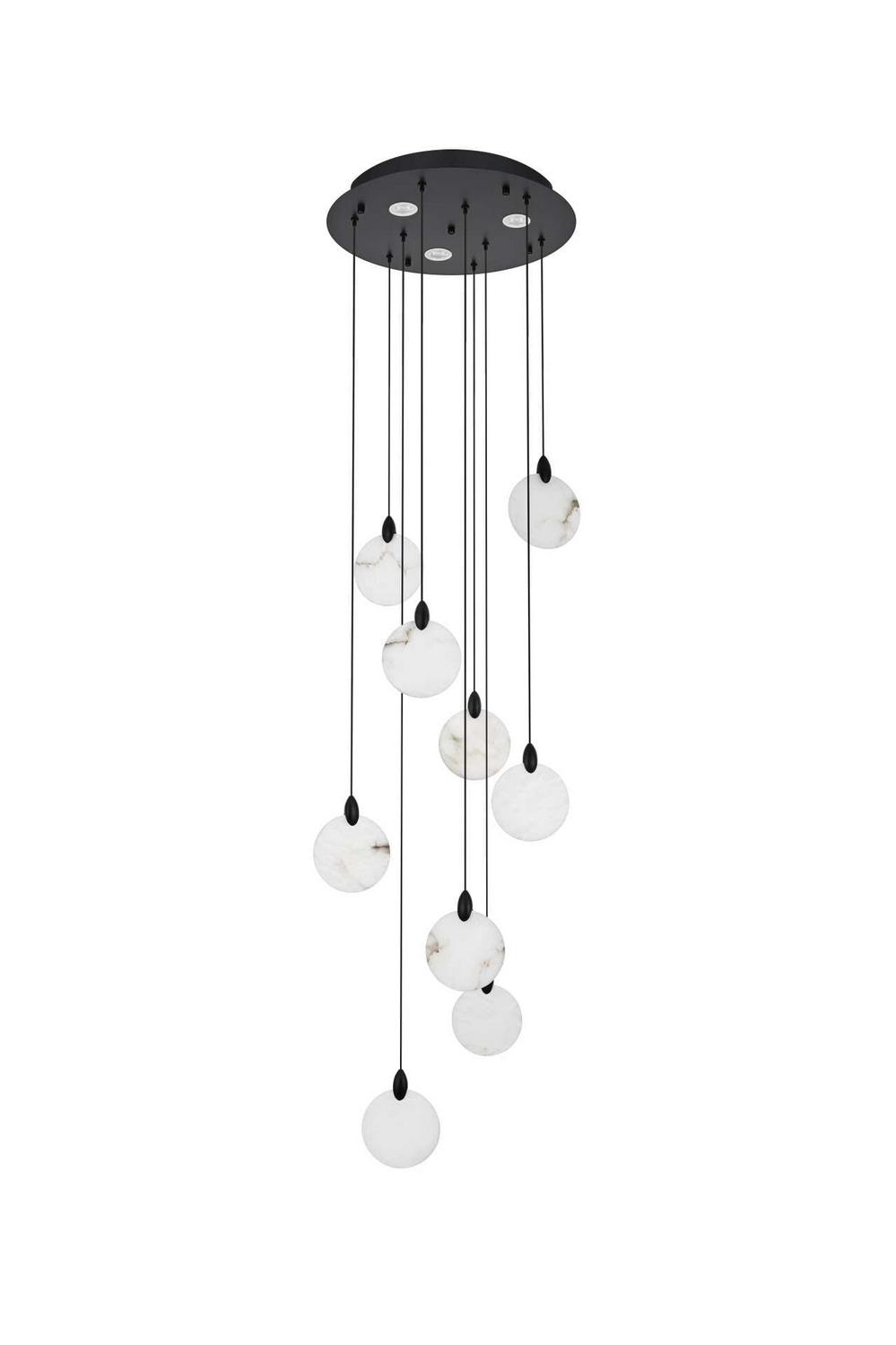 Elegant Lighting - 1012D20BK-11ST - LED Pendant - Avery - Black