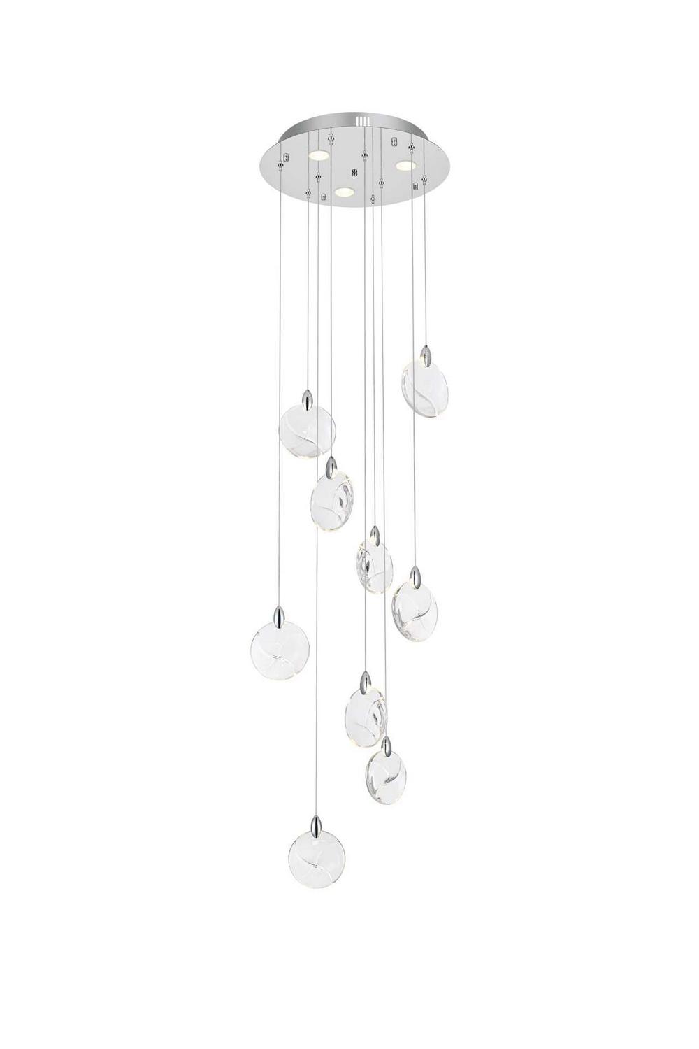 Elegant Lighting - 1012D20C-01CR - LED Pendant - Avery - Chrome