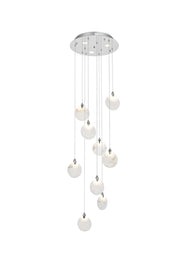 Elegant Lighting - 1012D20C-11ST - LED Pendant - Avery - Chrome