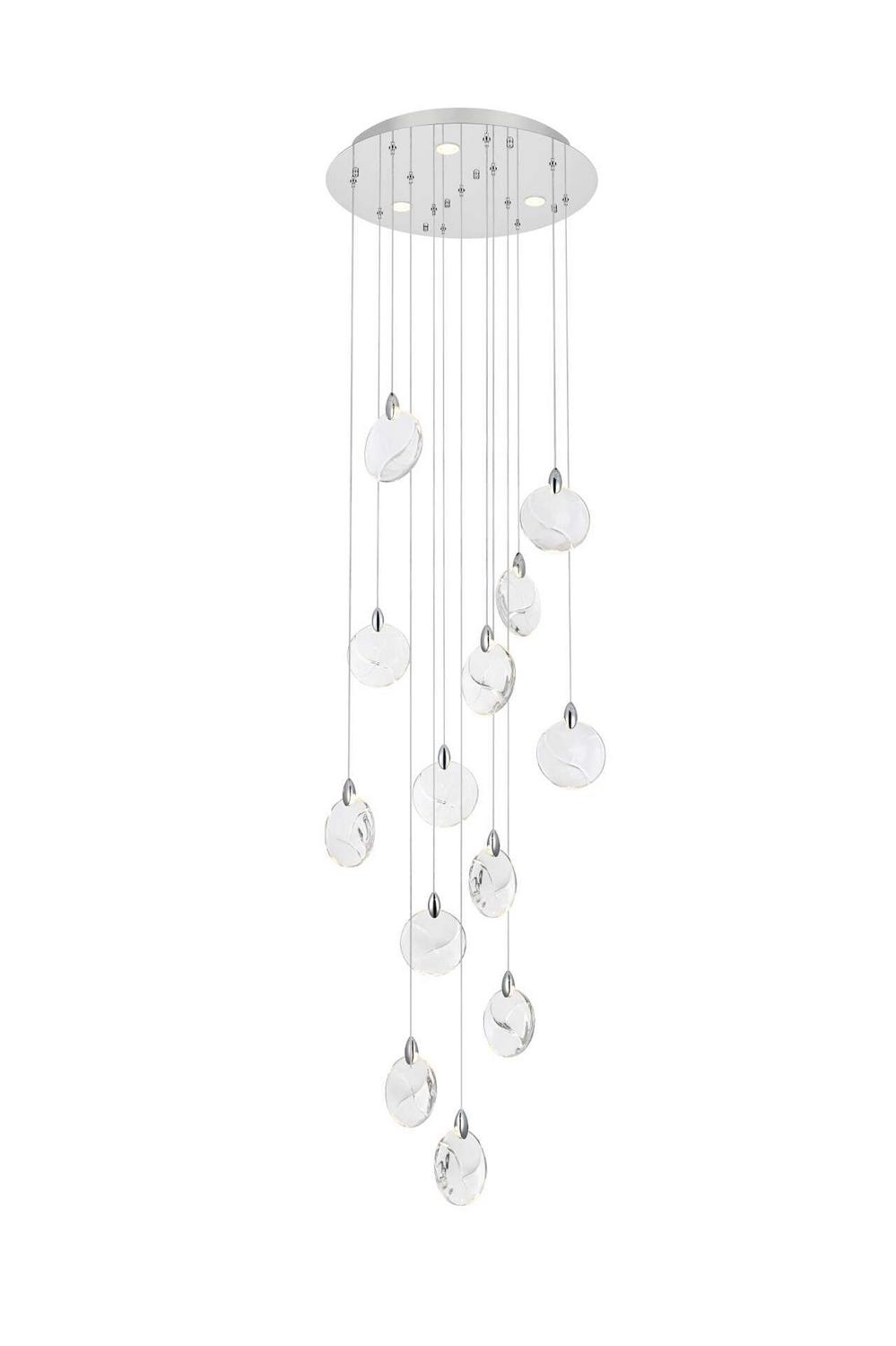 Elegant Lighting - 1012D24C-01CR - LED Pendant - Avery - Chrome