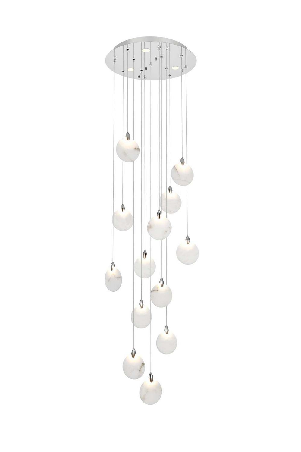 Elegant Lighting - 1012D24C-11ST - LED Pendant - Avery - Chrome