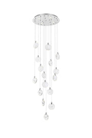Elegant Lighting - 1012D28C-01CR - LED Pendant - Avery - Chrome