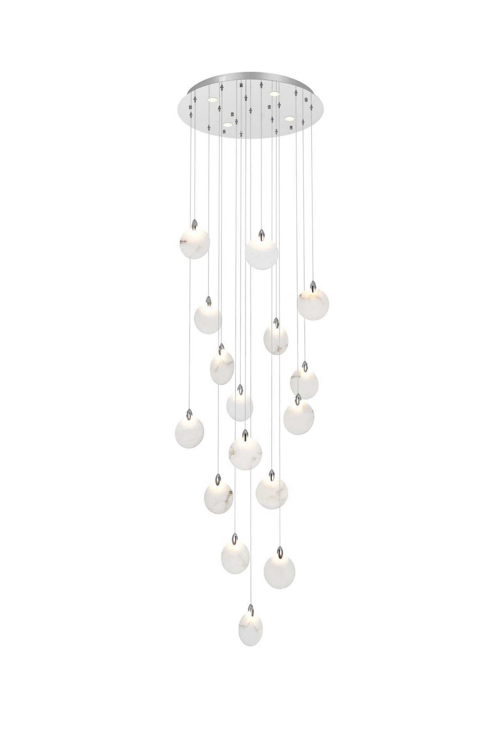 Elegant Lighting - 1012D28C-11ST - LED Pendant - Avery - Chrome